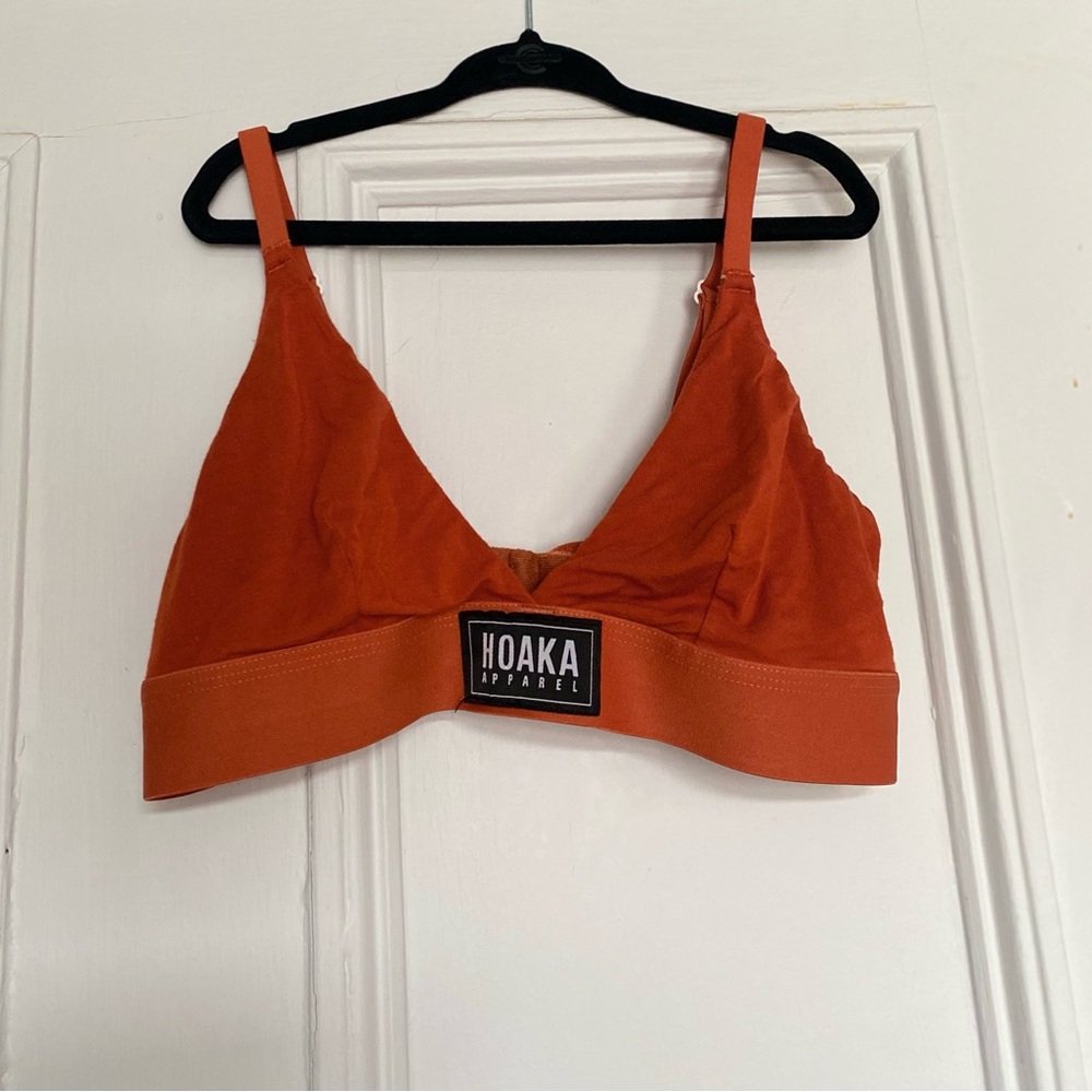 Hoaka burnt orange triangle top